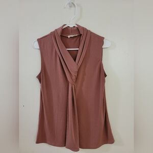 Elegant Sleeveless Top in Rose by Tiffany & Grey